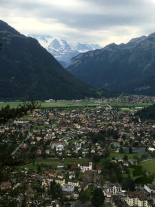 Switzerland, Interlaken, Thunersee. Harder Kulm photo