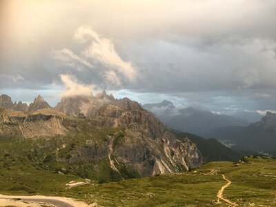 Dolomites landscape, Giau Pass, Italy