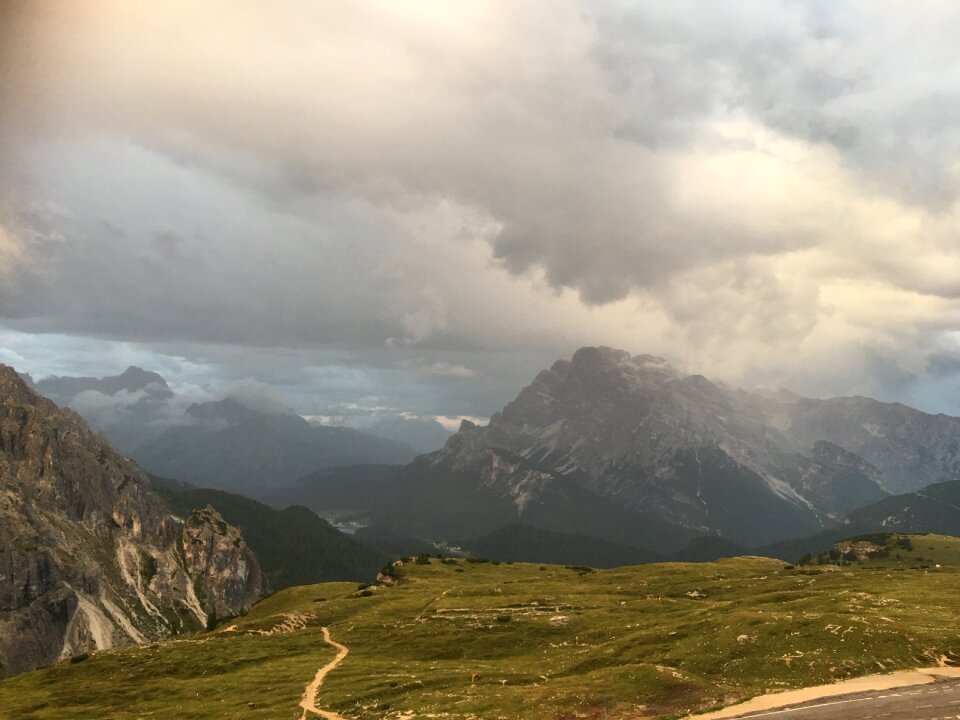 Dolomites landscape, Giau Pass, Italy