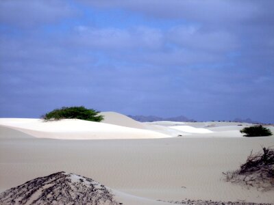 sand desert Viana on the island of Boa Vista, Cape Verde photo