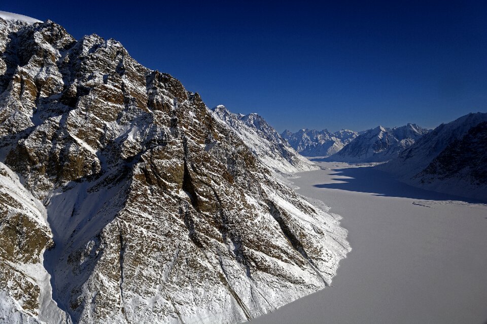 Fjord in East Greenland