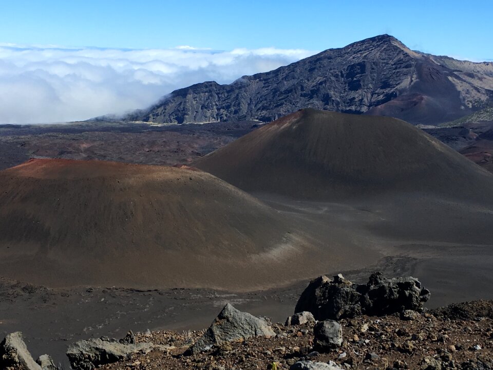 Trail in Haleakala National Park, Maui, Hawaii