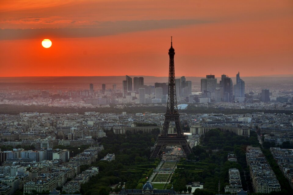 View on Eiffel Tower, Paris, France