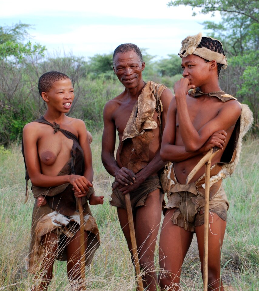 Bushmen family of Southern Africa