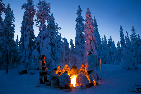 Participants of the Swedish Basic Winter Warfare Course