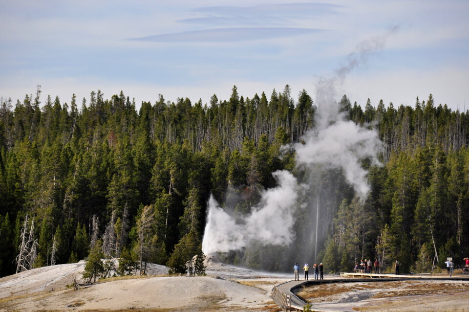 Grand Group Geyser, Upper Geyser Basin, Yellowstone