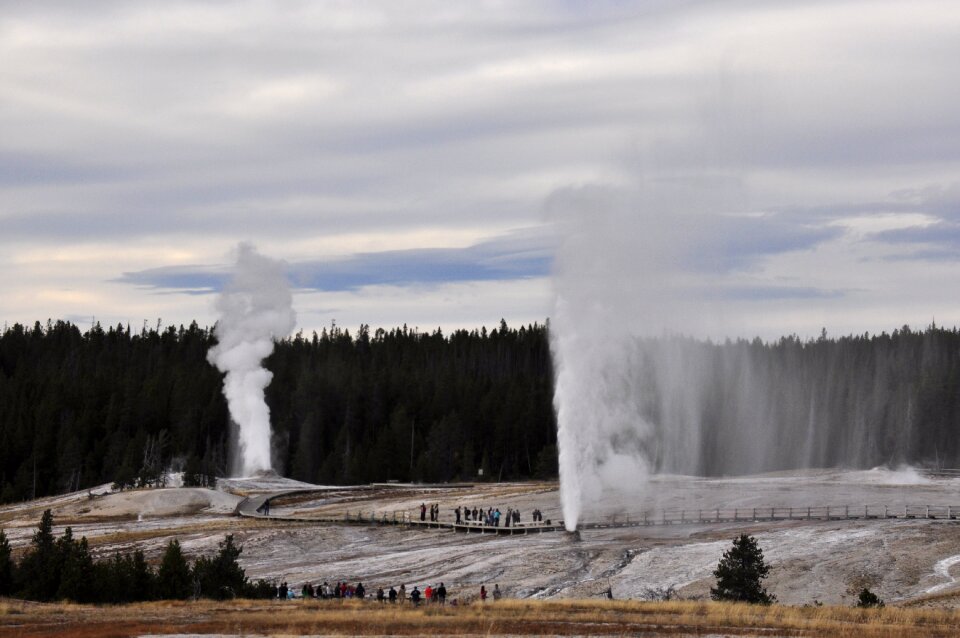 Grand Group Geyser, Upper Geyser Basin, Yellowstone