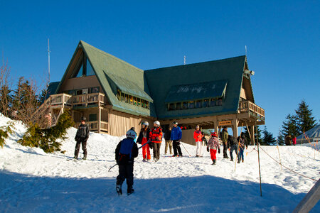 Winter at Grouse Mountain, Vancouver, BC