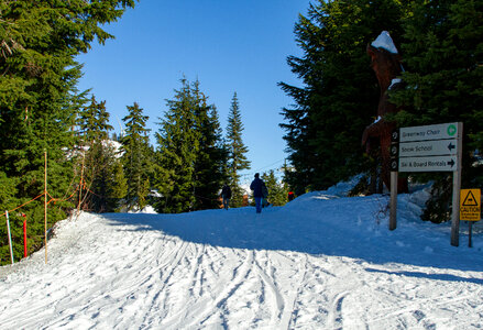 Winter at Grouse Mountain, Vancouver, BC