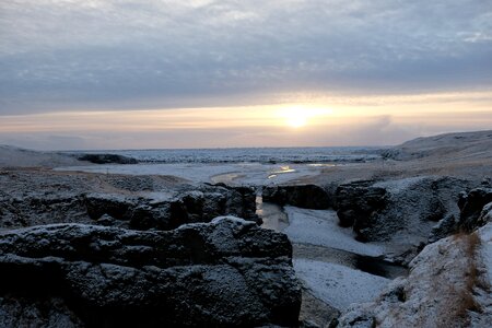 Thingvellir National Park in winter, Iceland