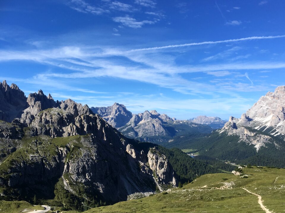 Dolomites landscape, Giau Pass, Italy