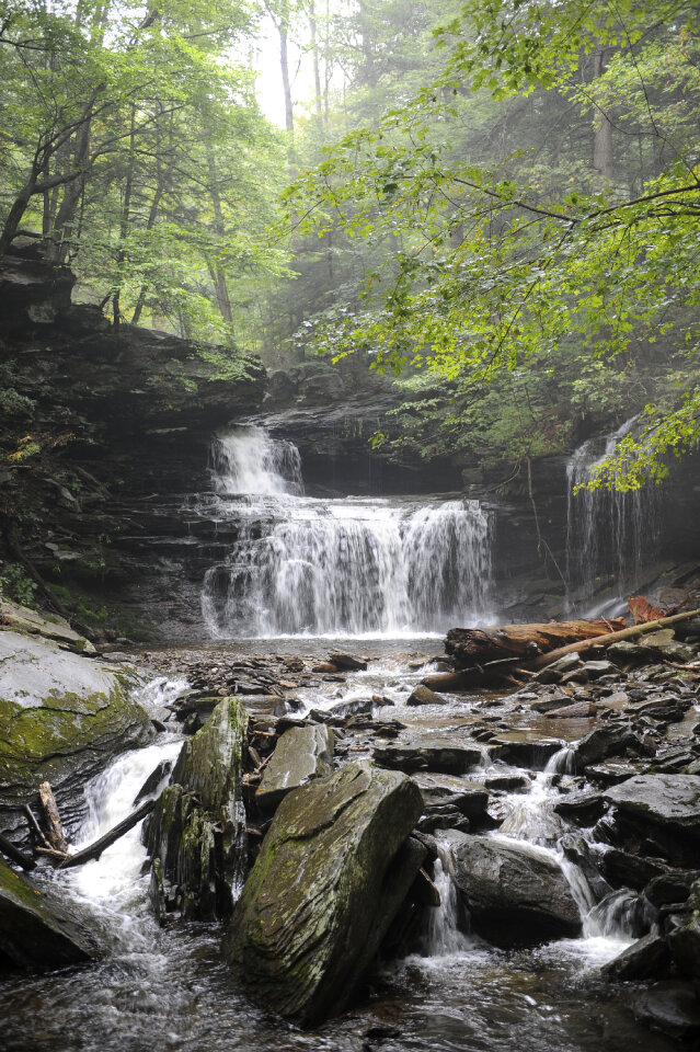 Waterfalls in Ricketts Glen State Park