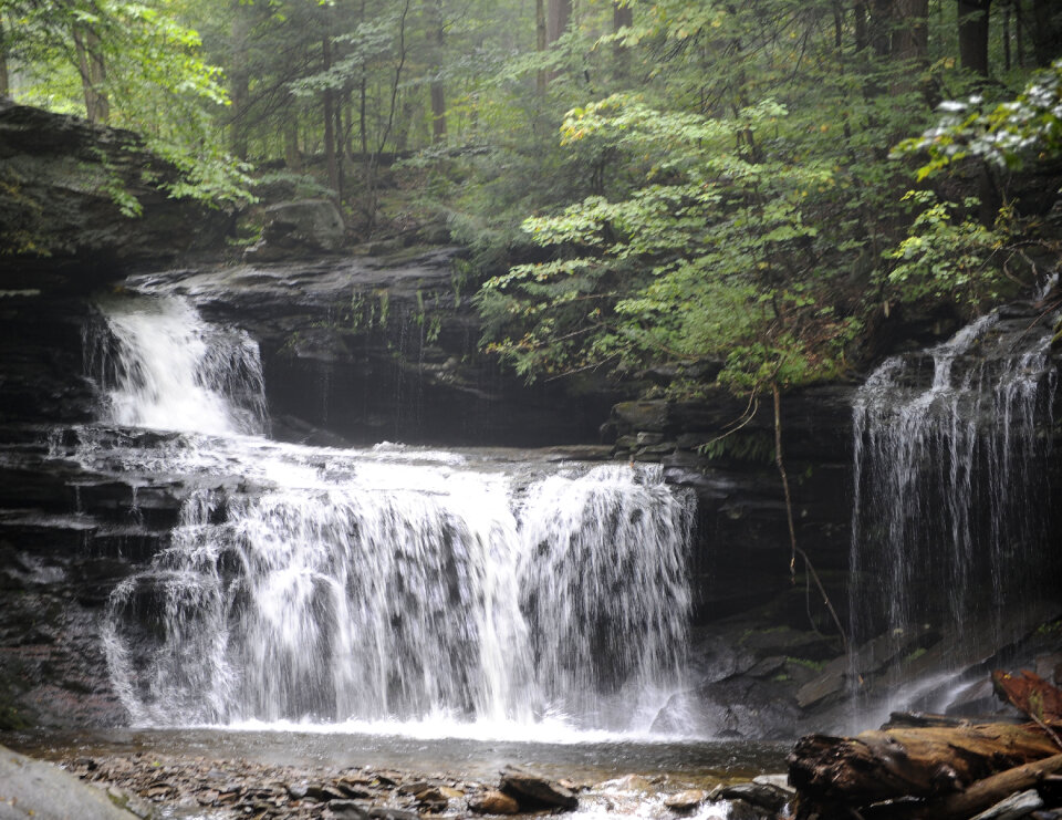 Waterfalls in Ricketts Glen State Park