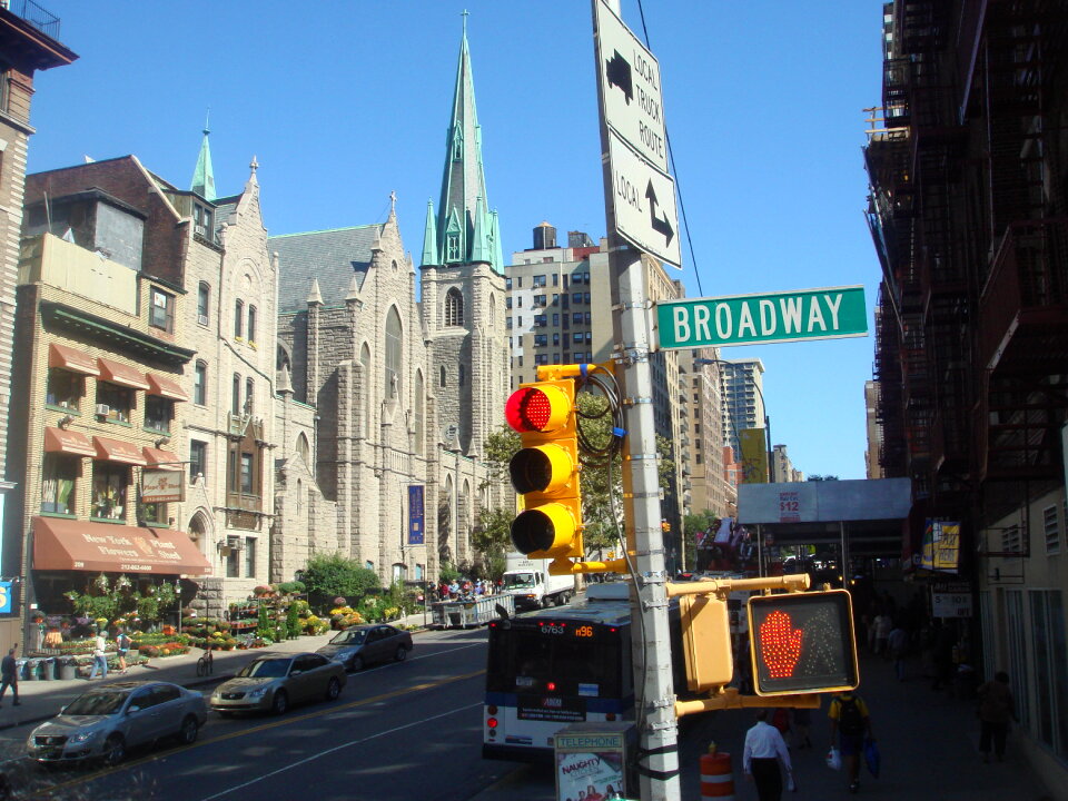 New York City, United States - famous Broadway sign in Manhattan