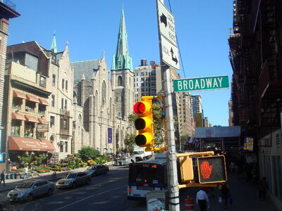 New York City, United States - famous Broadway sign in Manhattan photo