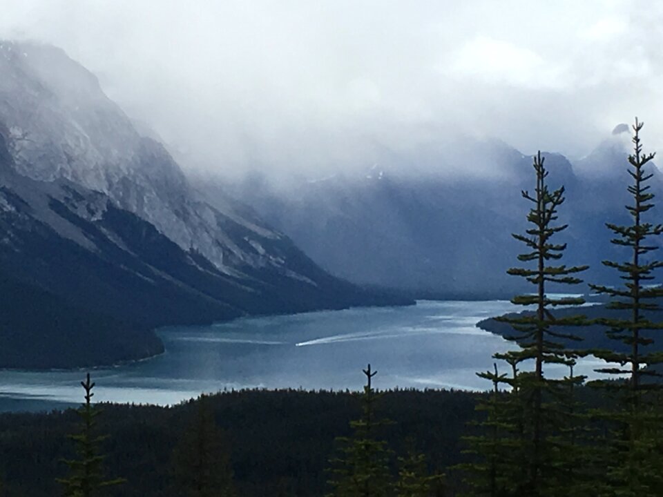 Bald Hills and Maligne Lake, Jasper National Park, Canada