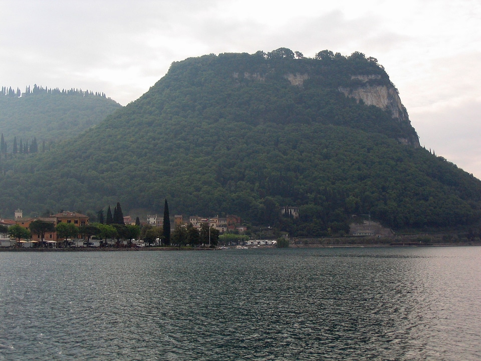 Garda at malcesine landscape