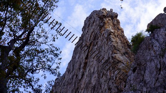 Nelson Rocks Via Ferrata Swinging Bridge