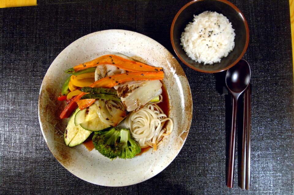 Dinner Vegeterian Teriyaki