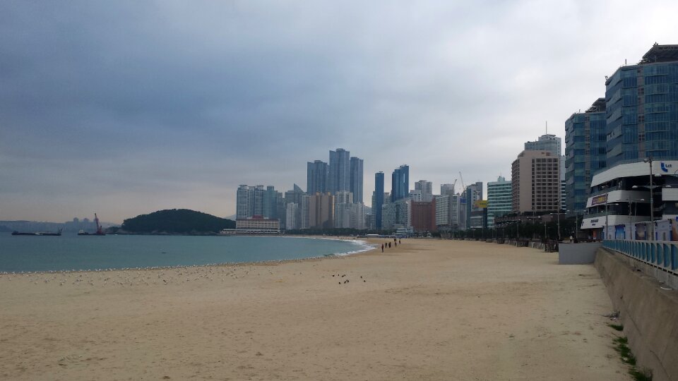 Busan, Korea Haeundae beach
