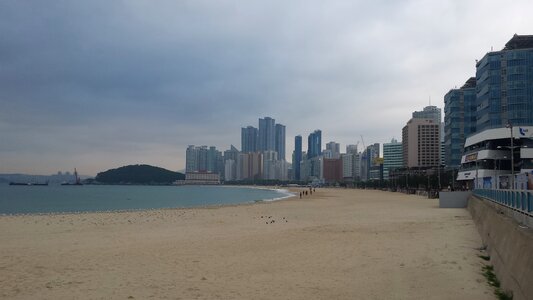 Busan, Korea Haeundae beach