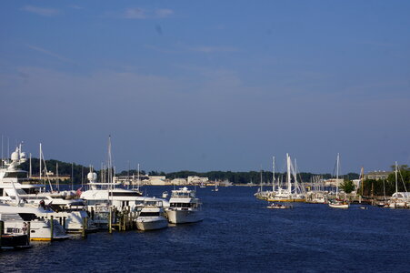 Annapolis Harbor alongside Dock Street