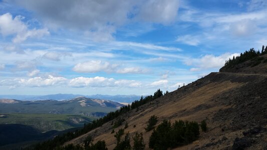 Huge Vista from Mt. Washburn over the Yellowstone plains
