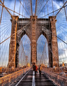 National Historic Landmark - Brooklyn Bridge photo