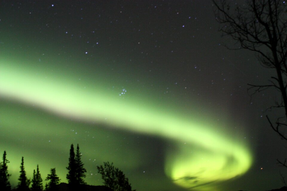 Swirling Lights Aurora Borealis