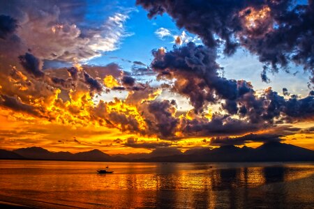 Sunset Sky Cloud Da Nang Bay photo