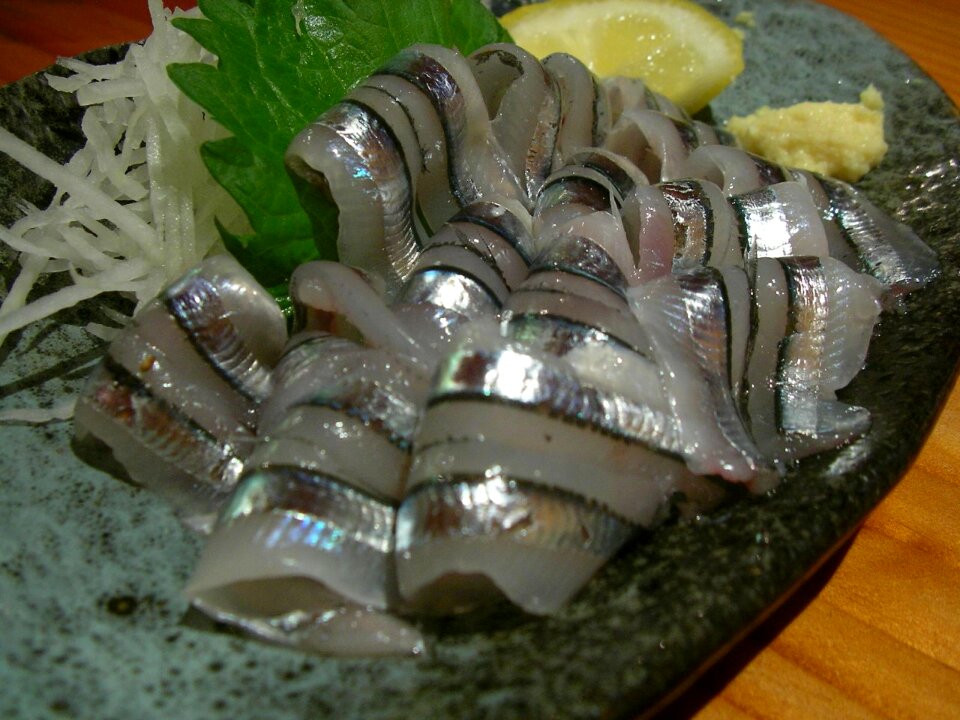Kibinago Sashimi - Japanese Food