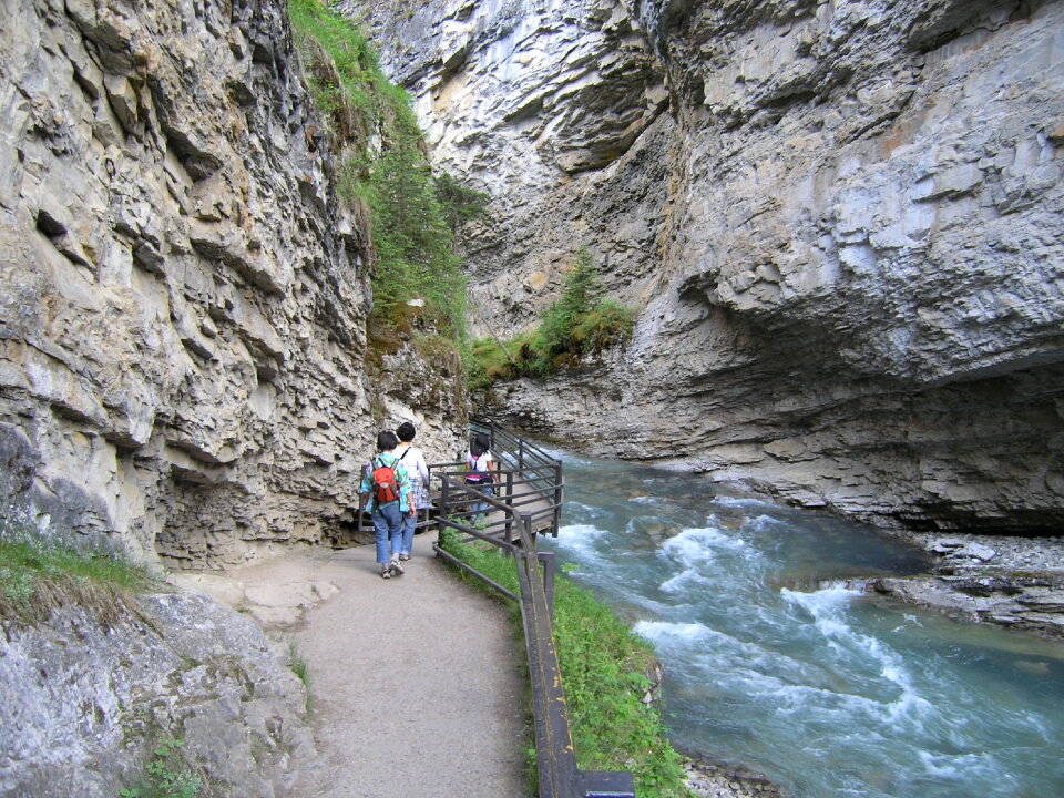 Johnston Canyon Trail Hike Alberta