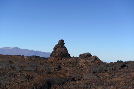 Lava stone, saddle load, Hawaii Island photo