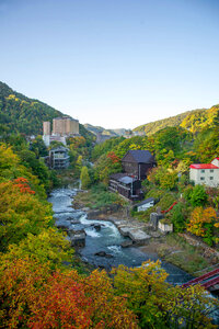 Jozan lake near the Hoheikyo onsen