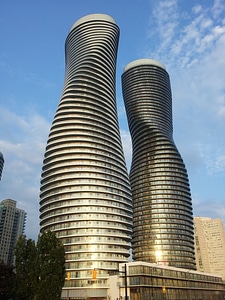 Architecture tall towers photo
