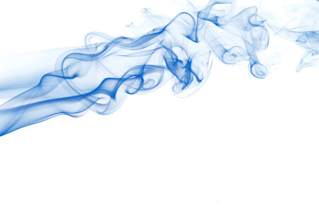 Silhouette Of Colored Smoke
