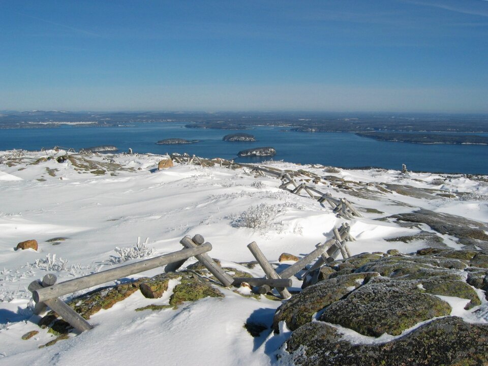 Winter Atop Cadillac Acadia National Park