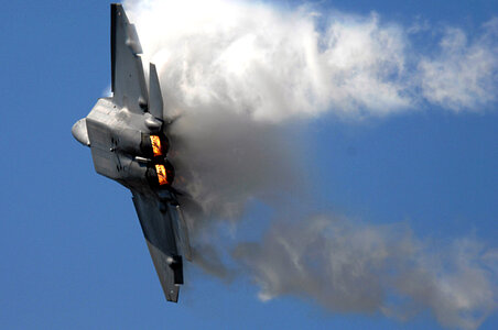F-22 Raptor Flying In The Sky