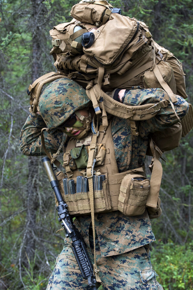 U.S. Marine Corps infantry riflemen
