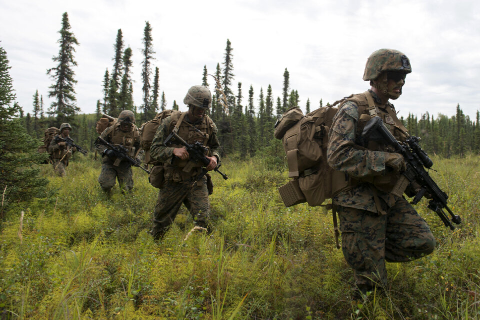 U.S. Marine Corps infantry riflemen