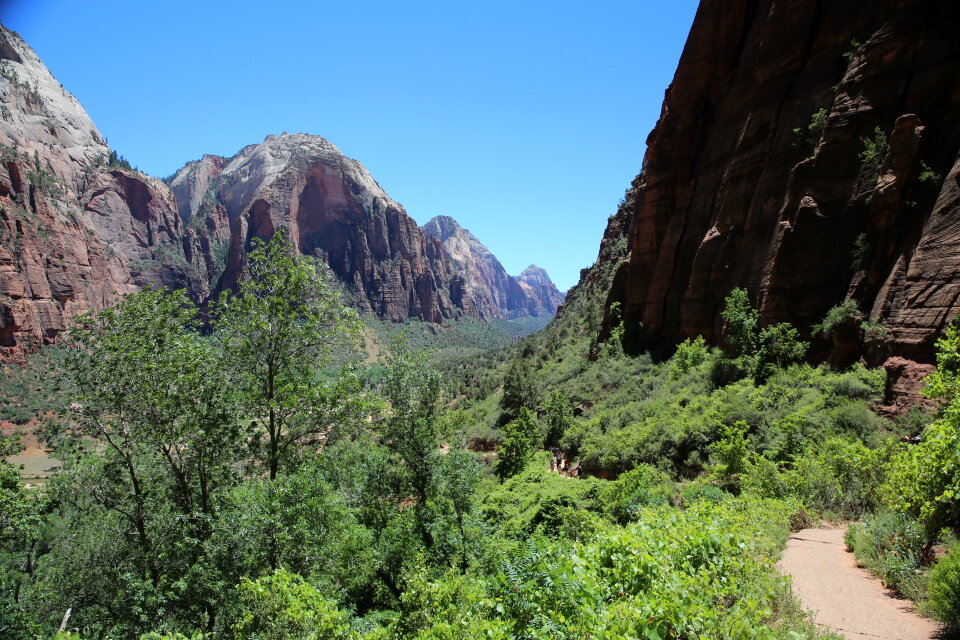 The Valley at Zion National Park via Angel Landing trail