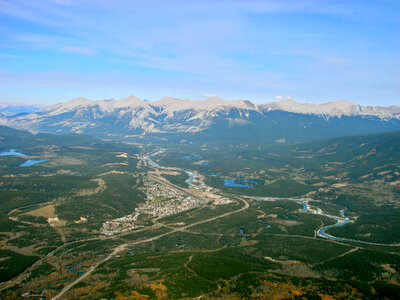 Jasper Mountains. in Alberta, Canada