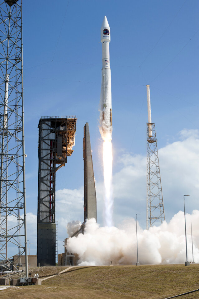 Liftoff of Orbital ATK Cargo Mission