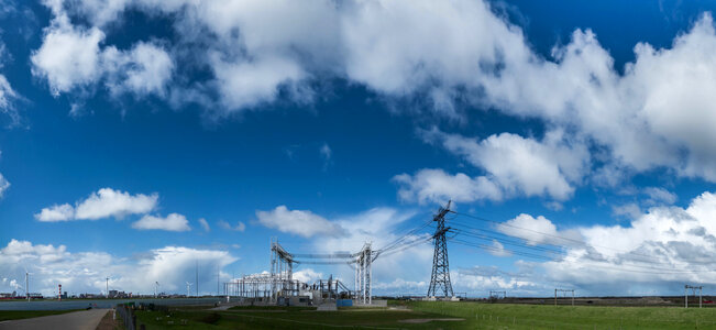 Electric power substation photo
