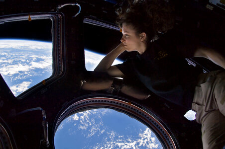 Cupola module of the International Space Station photo