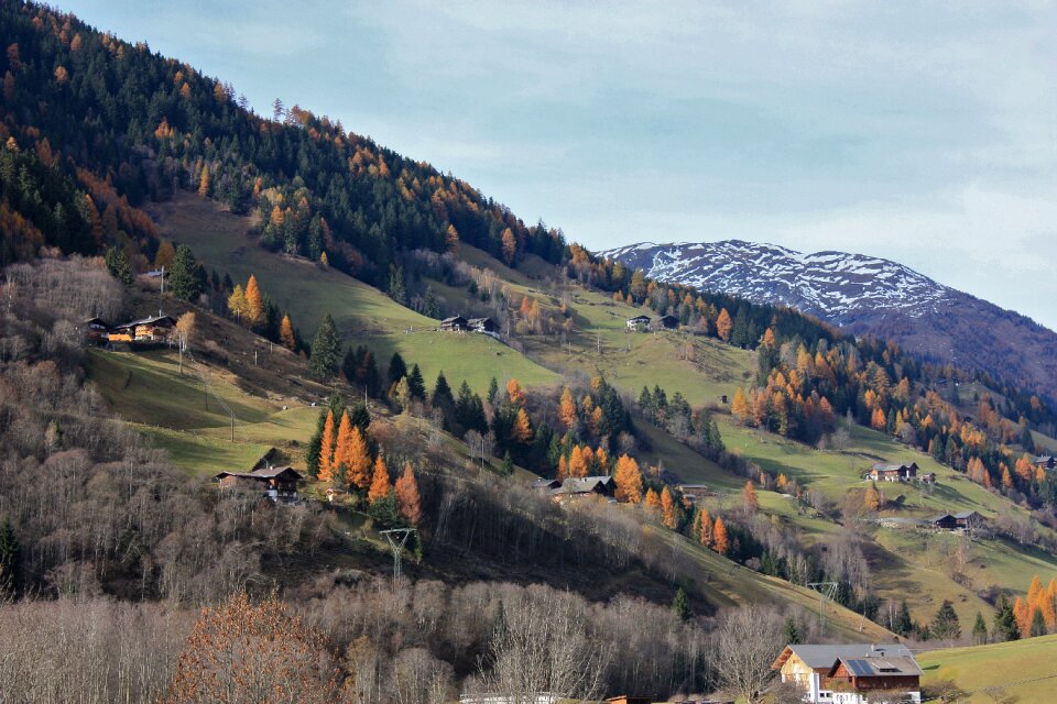 Landscape Scenic Fall Großkirchheim Austria photo