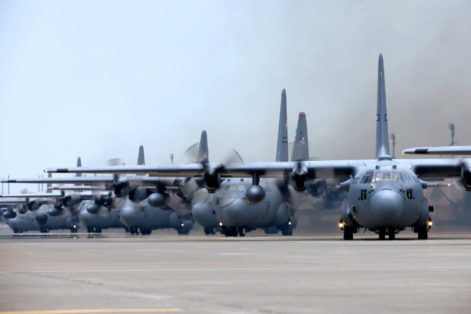 Surge of airpower C-130 Hercules