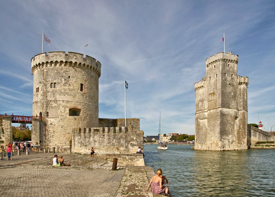 La Rochelle, entrance to the Old Port