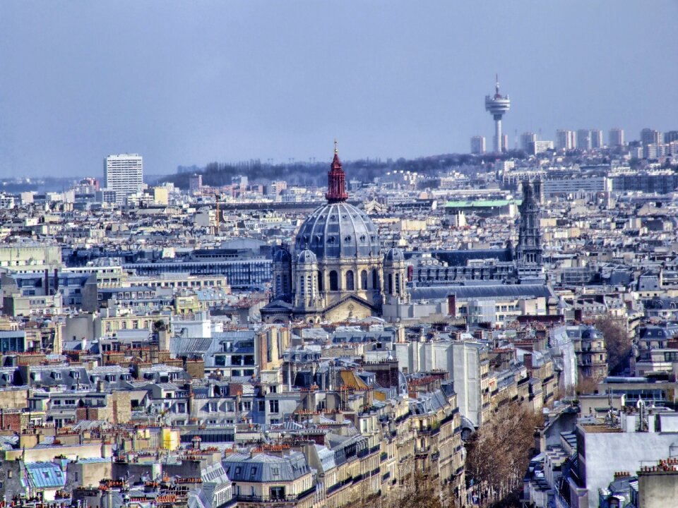 Cityscape of Paris France photo