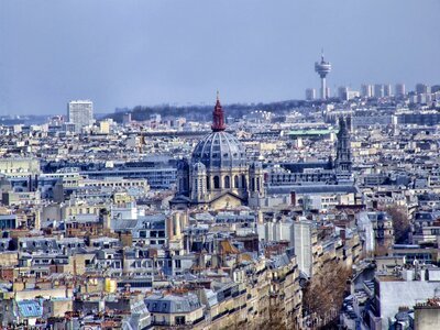 Cityscape of Paris France photo